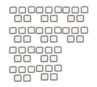 YPBEW 50PCS Multifunctional Square Stand Suitable for Jewelry Displaying 20mm Time Gemstones Alloy Texture Design Wedding Display Portable Base