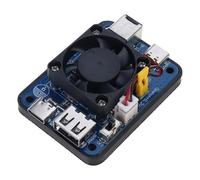 YPBEW 5V5A PD Power Module for RPi 5, PD Input, Wide Voltage, Multiple Interfaces with Cooling Fan Voltage Module
