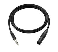 YPBEW 6.35mm Male Plug to 3Pin Male Balanced Microphone Cable for Speakers Studio Mixer Amplifiers Accessories Connectors Cable