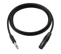 YPBEW 6.35mm Male to Female 3Pin Adapter Microphone Cable for Speakers Studio Mixer Microphones Accessories Connectors Cable