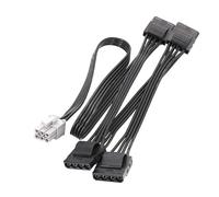 YPBEW 6Pin to PCIE Modular Power Adapter Cable 6Pin to 4PIN D Type for LEADEX Power Supply Flat Design Cable