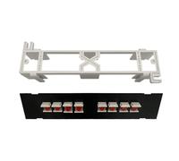 YPBEW 8 Port for Optical Fiber Panel RJ45 Cable Adapter Ethernet Distribution Frame Networking Shelf Home Networking Panel Accessories Panels in Wall Wall Mount