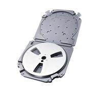 YPBEW ABS Aluminum Tape Roll Planner Case for Professional Registering Equipment Decimeter 3 Hole Empty Spools Protective Transporting Structure ABS Aluminum Tape Storage Box