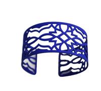 YPBEW Approach Dark Blue Iron Bangle Adjustable Design for and Making a Fashion Statement At Social Punk Approach
