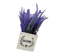 YPBEW Artificial Flower Plant in Wood Planter Realistic Artificial Flower Bouquets with Vase for Patio Windowsills Yard Garden Windowsill Planter Box for Succulents