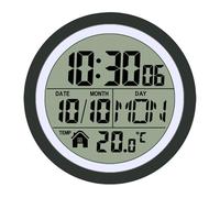YPBEW Bathroom Wall Clock, Water Resistant Hanging Shower for Countertop, Suction Clocks Watch Time in with Suction Cup