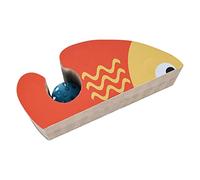 YPBEW Board Refill Scratch Toy Corrugated Paper Turntable Interactive Board Large