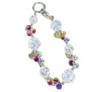 YPBEW Chain Lovely & Functional Bag Charm Sparkling Beads Phone Necklaces Fashionable Wrist Strap Gift Auto Decors