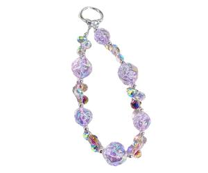 YPBEW Chain Lovely & Functional Bag Charm Sparkling Beads Phone Necklaces Fashionable Wrist Strap Gift Auto Decors