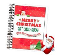 YPBEW Christmas Themed Gift Cards Organizers Feature Santa Designs Gift Cards Collection For Memorable Surprises Stocking Stuffer