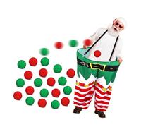 YPBEW Christmas Themed Participatory Soft Fabric Ball Toss Yard Game Celebratory Pants Substance Gentle Safe Group Enjoyment Arrange Celebratory Balls Toss Yard Game