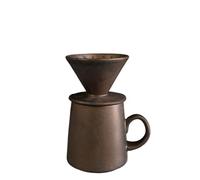 YPBEW Classical Ceramic V 60 Coffee Brewer 460ml with Great Flows Rate Home Brewing Set for Enhancing Flavor and Taste Ceramic Brewing Set