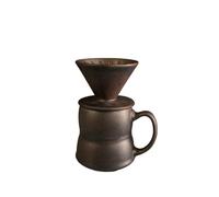 YPBEW Classical Ceramic V 60 Coffee Brewer 460ml with Great Flows Rate Home Brewing Set for Enhancing Flavor and Taste Ceramic Brewing Set