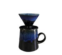 YPBEW Classical Ceramic V 60 Coffee Brewer 460ml with Great Flows Rate Home Brewing Set for Enhancing Flavor and Taste Ceramic Brewing Set