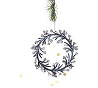 YPBEW Clear Acrylic Deer Snowflake Christmas Tree Hanging Ornament with Sparkling Glitters Design for Festival Decors Holiday Decor Christmas