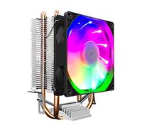 YPBEW Computer Chassis Mute Heatsink Fan Adjust RGB Quiet Control Cooler Cooling for Case 3-Pin Multicolor Adjustable S Computer Cooler for Laptop Cpu Metal Pad Radiator Usb Desktop Gaming