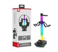 YPBEW Controller Charging Dock Station with Headphone Gamepad Holder Type C USB Port for NS2 Desktop Charging Stand Multifunctional Gaming Headphone Holder Stand