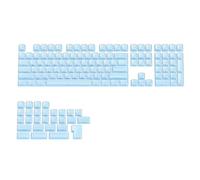 YPBEW Crystal Jelly Color Keycaps OEM Height Double Shot Injections Molded Side Print Keycap Full Set 113Pcs Crystal Jelly Design Keycaps