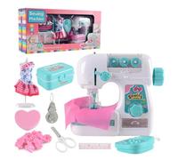 YPBEW Electric Sewing Machine Toy Educational Learning Clothing Sewable Toy for Kids Girls Children Pretend Play Gift Kids Sewing Machine Kits