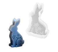 YPBEW Embossed Flower Hare Silicone Temperature Simple Demold for Soap Making Chocolate Bakery