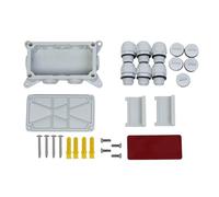 YPBEW Enclosure for Networking Tools 6 Way IP68 Rating for WAGO211-412 413 415 Industrial and Home Setting Quick Installs Junction Box Enclosure Cable Organizers