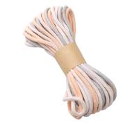 YPBEW Environmental Aware Cottonwork Rope Soft Launderable Thread for Fashion Sewing Assemblies and Educational Classroom Tasks Segmented Color Cotton Rope