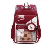 YPBEW Ergonomic Bear Print Backpack Versatile Spacious Book Bag with Pockets for Adults Daily Commute Bear Design Backpack
