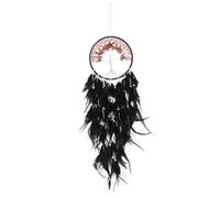YPBEW Ethnic Feather Pendant Indian Colorful Feather Hanging Decoration Personalized Home Decor Wind Chimes Traditional Craft Symbolic Embellishment Craftsmanship