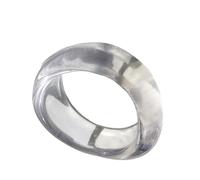 YPBEW Fashion Gradient Brown Bangle Resin Comfortable Jewelry Portable Accessory for Work Event and Social Gatherings Professional Ombres