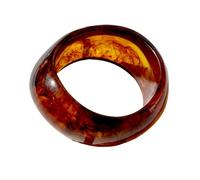 YPBEW Fashion Gradient Brown Bangle Resin Comfortable Jewelry Portable Accessory for Work Event and Social Gatherings Professional Ombres