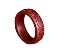 YPBEW FengShui Cinnabars Rings for Men and Women Luck Amulet for Wealth and Prosperity Enhancing Mood Stylish Outfits Good Luck Rings