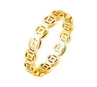 YPBEW Five Emperors Coin Rings Men and Women Thai Silver Retro Ethnic Styles Indexes Fingers Rings Jewelry US Size 5-11 Indexes Fingers for Men Women