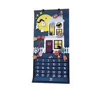 YPBEW Halloween Countdown Calendar Wall Hanging Advent Calendars with Removable Ornaments for Home Classroom Decorations Classroom Decoration