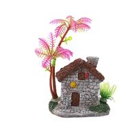 YPBEW Hand Painted Resin Tree Miniature Fish Aquarium Ornament for Habitat Resin Landscape