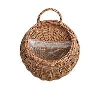 YPBEW Handwoven Willow Wall Planter Ideal for Indoor Decor and Essential Organization Wicker Basket
