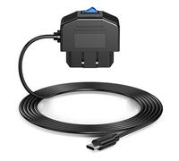YPBEW Intelligent Dashboard Camera Parking Monitors Cable Power Cord with Low Voltages Protections & Switchs for 12V / 24V Vehicle Dashboard Camera Intelligent Parking Monitors