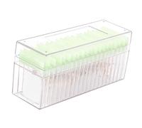 YPBEW Jewelry Collecting Box with 20 PVC Bags Small Case Earrings Storage Suitable for Earrings Rings Necklaces Clear Display