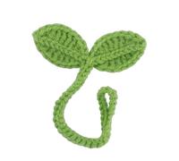 YPBEW Knitted Crochet Sprout Fashionable Headphone Accessory Personalized Clothing Accessories for Women Girls Crafted Cable Tie