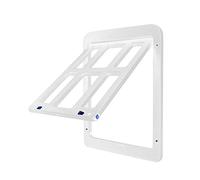 YPBEW Lockable Security Flap Door with Security Screen Entry Wall Get-in-anytime Easy Install Room Flap for Window Screen