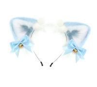 YPBEW Lovely Bow Costume Accessory Headbands for Halloween Christmas Parties Plush Headwear Adjustable Ears Hairband