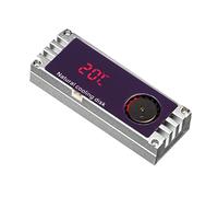 YPBEW M2 SSD Heatsink Cooler with Digital Temperature OLED-Display M.2 2280 22110 NVME Hard Disk Heat-radiator