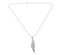 YPBEW Metal Hollow Lebanese Map Necklace Adjustable Length Neckchain Elegant Choker Jewelry for Parties and Gatherings Party Accessory Necklace