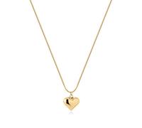 YPBEW Minimalist Big Heart Pendant Necklace Peach Charm Choker Chain Y2K Aesthetic Jewelry Gift Stylish Ornament Love Pendant Necklace for Women