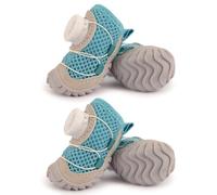 YPBEW Of 4 Winter Ready Dog Booties Soft Inner Coating Not Slip Base Tradition Fit Handle for Tiny Animals Small Dog Ventilated Soft Only Footwear