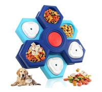 YPBEW Pet Rotating Slow Eater Puzzle Promotes Safe Feeding Speed Training Enrichment Fun Health Toy Unique Dog Treat Cats Pet Slow Eating Rotating Treat