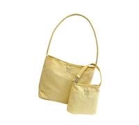 YPBEW Polyamide Shoulder Sacks Women ’ s Elegant Pliable Work Purse Simple Substance Large Capacity Rudiments Shipper City Existence Water Immune Commuting Handbag