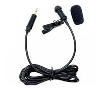 YPBEW Portable 2.5mm Shielded Cable Microphone Lavalier Microphone Replacement Noise Reduction HiFi Sound 3.5mm Plug Windproof Sponge Cover