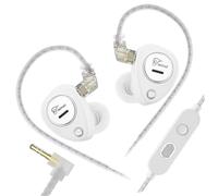 YPBEW Premium Double Driver Earbuds with Noise Isolation Comfortable Fit Taurus Double Dynamic Driver Earphones