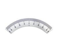 YPBEW Professional Protractor Milling Machine Part Angles Plate Scale 45° Angles Gauge Simple Stainless Steel Ruler Small Protractor Milling Machine Part Angles Plate Scale Ruler 45 Degree Angles