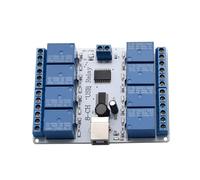 YPBEW Programmable USB 8 Channel Control Controller Circuit Board for Automation Solution 12V Power Control Module Industrial Automation